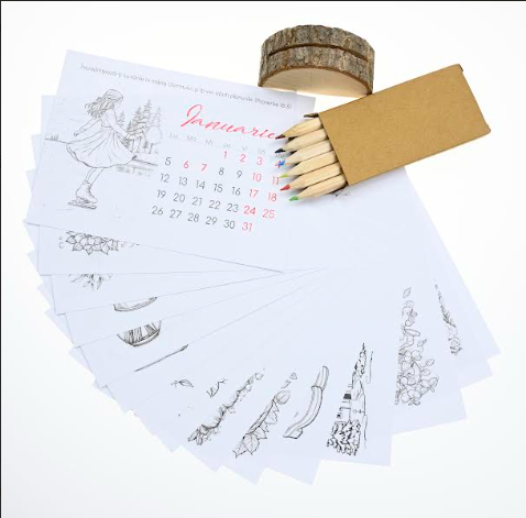 CALENDAR DE BIROU DE COLORAT